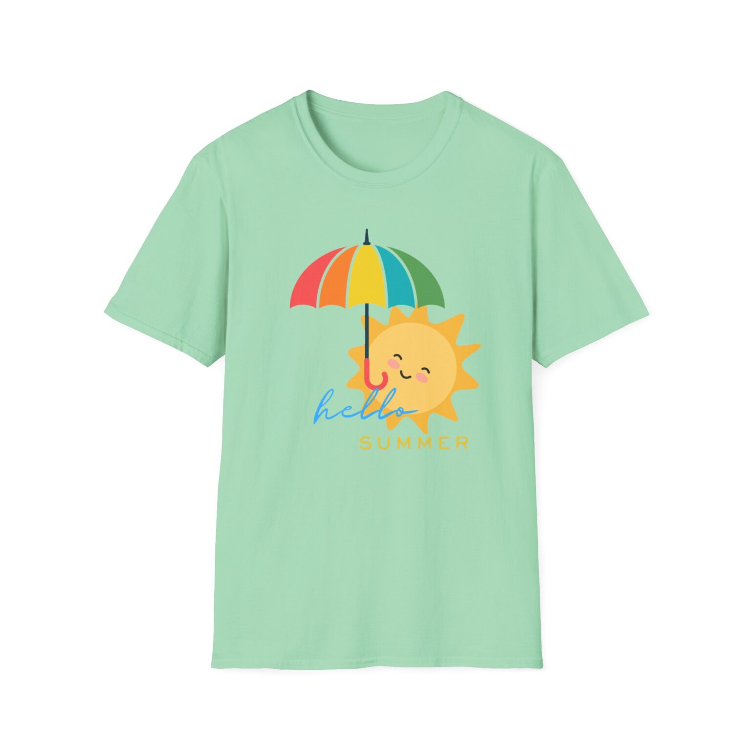 Bright and stylish summer t-shirt with a vibrant design, perfect for warm-weather outings. Lightweight, breathable fabric ideal for casual wear.